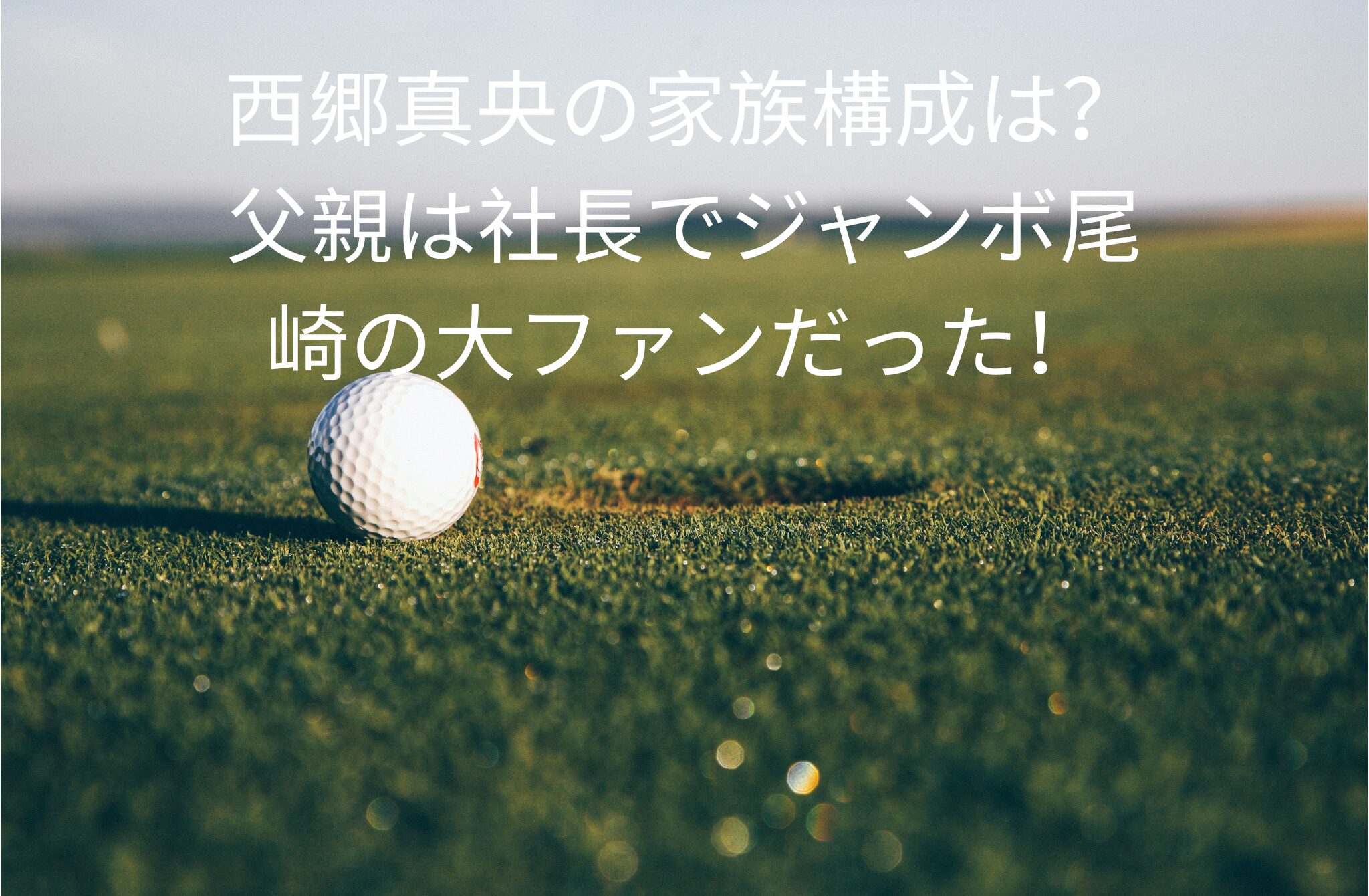 西郷真央の家族構成は？