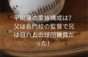 平川蓮の家族構成は？