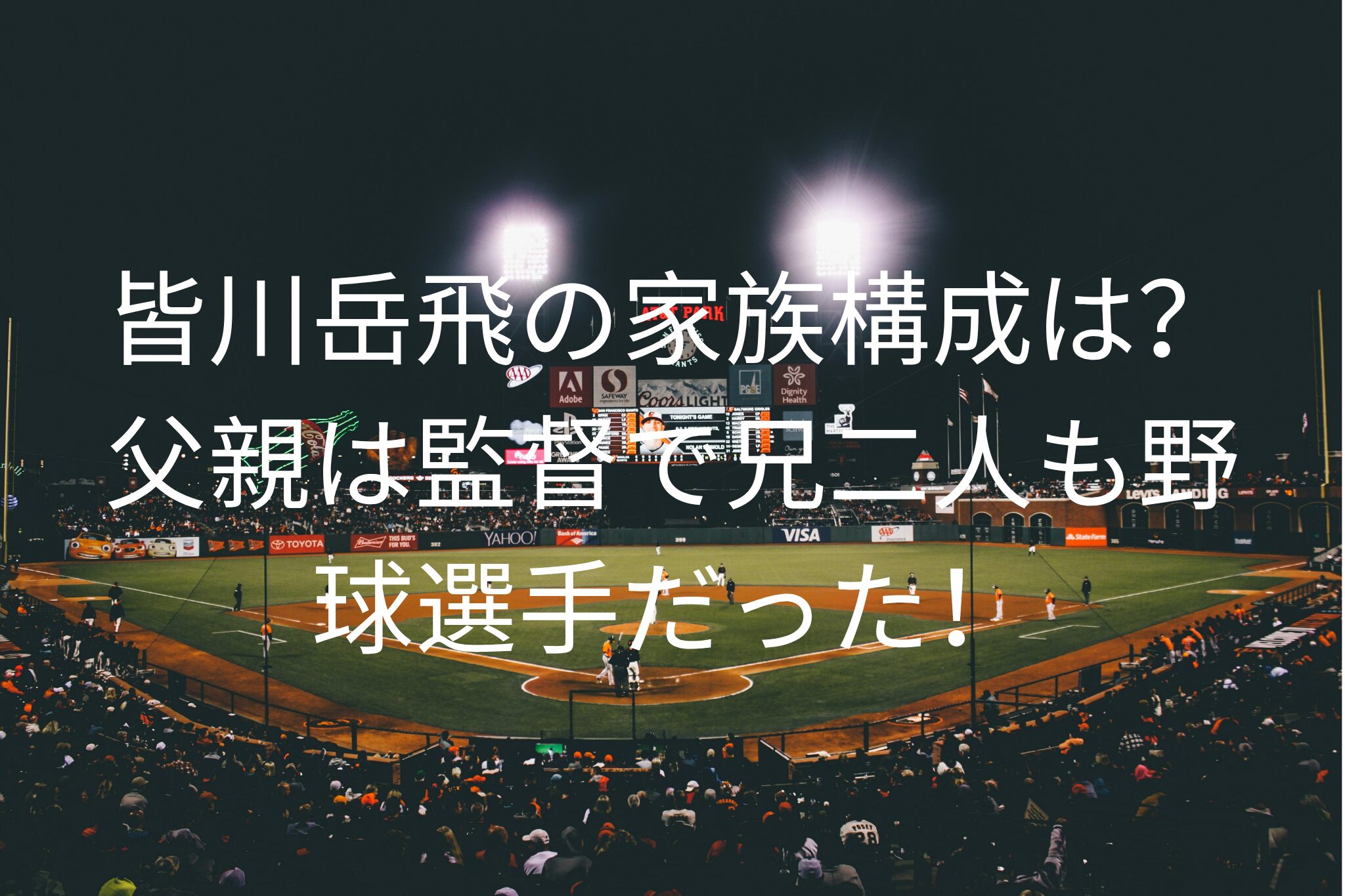 皆川岳飛の家族構成は？