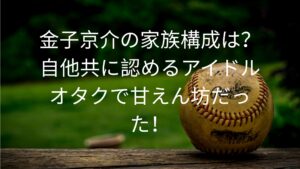 金子京介の家族構成は？